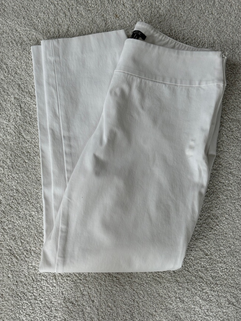 Nic + Zoe Classic White Stretch Pants 8